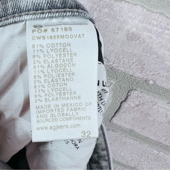 AG Prima Ankle Cigarette Leg Jeans in Overcast Moonwash Size 32 - Picture 12 of 13